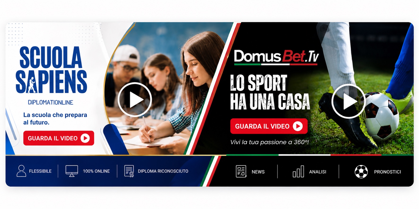 Scuola Sapiens e DomusBet.TV
